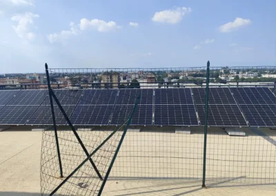 Installazione fotovoltaico terrazza Pioltello